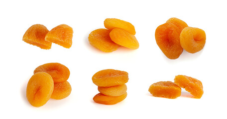 Dry Apricot, Dried Apricots, Healthy Orange Fruits Group, Sweet Organic Dessert Snack, Healthy Diet Food