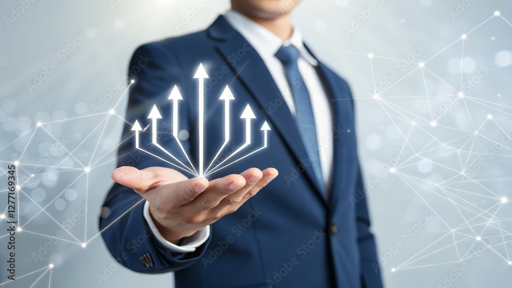 Poster comprehensive overview of business networking strategies for growth and success in todays competitiv