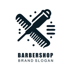 barbershop logo minimalist design