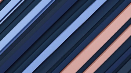 Obraz premium Abstract background with multiple diagonal lines in different shades of blue and pink. the lines are arranged in a diagonal pattern, creating a sense of depth and dimension.