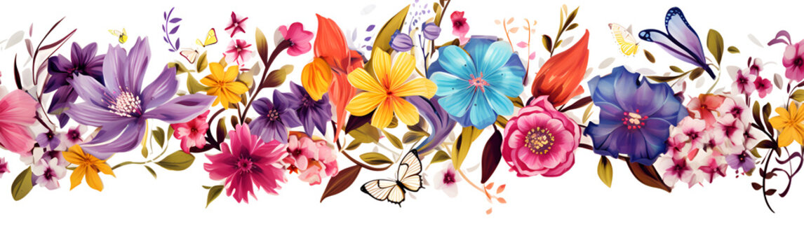 flovers isolated on transparent background