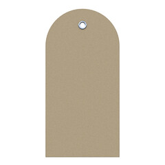 Blank Paper Label, 3d illustration Isolated on white background