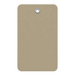 Blank Paper Label, 3d illustration Isolated on white background