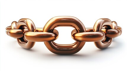 High quality link chain icon isolated on a transparent background perfect for hyperlink connection or networking related designs