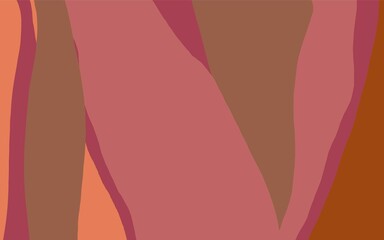 Geometric shape design in soft terracotta tones