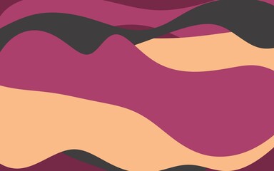 Geometric shape design in soft terracotta tones