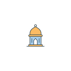Simple Ramadhan Icon for Festive and Religious Designs