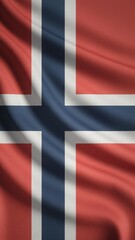 Obraz premium Norway national flag background. 