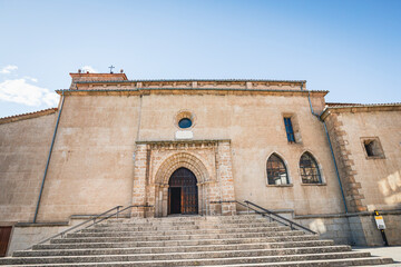 portal of the church of El Salvador in Bejar, province of Salamanca, Castile and Leon, Spain