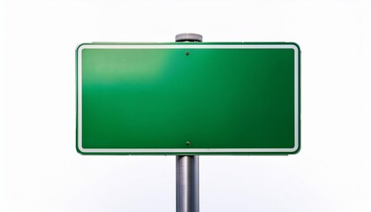 green road sign