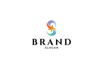 S logo with star element