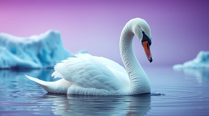 swan on the lake