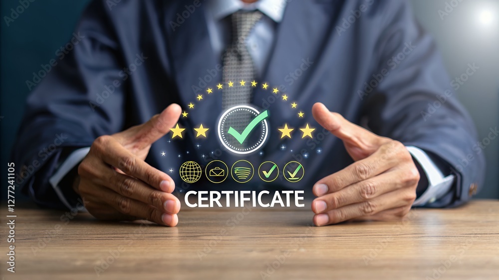 Poster Comprehensive Guide to Certificate and Compliance Documentation for Quality Assurance in Various Sectors Including Manufacturing Healthcare and Environmental Services