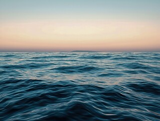 Obraz premium Calm Blue Body of Water with Serene Colours