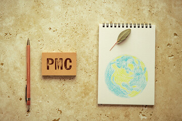 There is sticky note with the word PMC. It is an abbreviation for Private Military Company as...