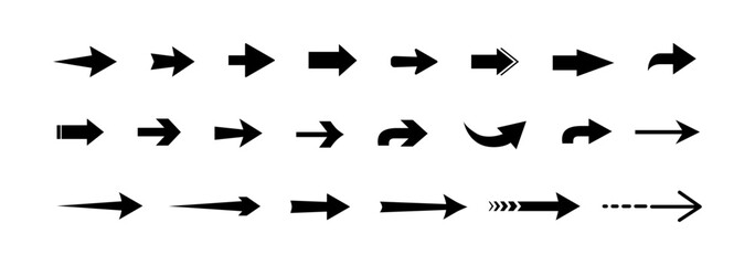  Arrow icons set. Arrow collection, Mega set of vector arrows, ARROW SET PNG