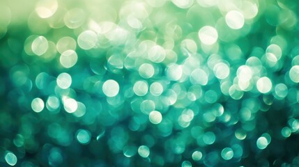 Obraz premium Green Defocused Blurred Motion Abstract Background