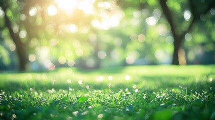 Obraz premium green grass background