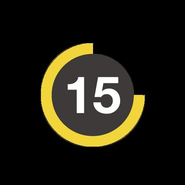 20s &rarr; 10s interval
Countdown timer video material 
(Background transparent)

＊purpose 
Fitness
Exercise 