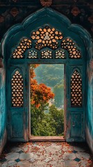overgrown palace ruins deep in forest high resolution hd picture