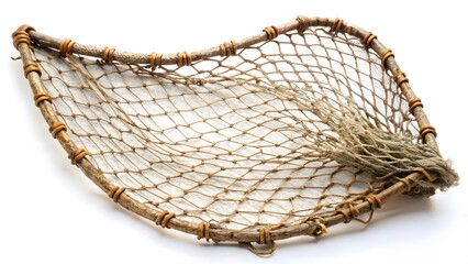 Fishing Net on White Background