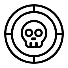 Fototapeta premium coin Line Icon