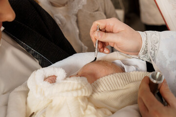 Baby Baptism Ceremony with Family Participation
