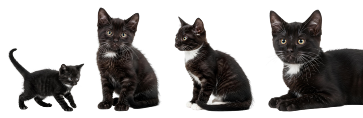 set of cats png