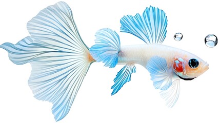 Graceful fish in water