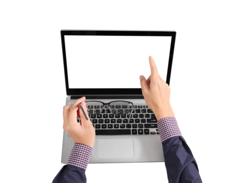 Engaging virtual presentation by a professional office setting technology modern workspace close-up view interactive collaboration
