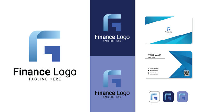 Investment logo finance logo, financial investment logo, business logo With letter G including business card