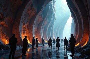 A group of people in a virtual learning environment