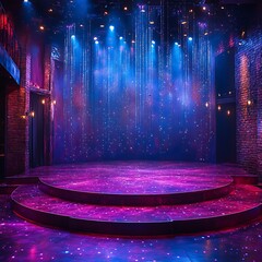 theater lights sparkle dramatic stage scene high resolution hd wallpaper