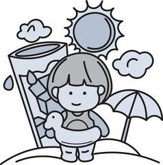 Nature's Beauty Delicate Floral Illustrations