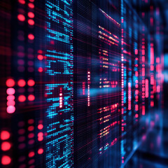 Data visualization action digital environment abstract content technology concept futuristic viewpoint for seo impact