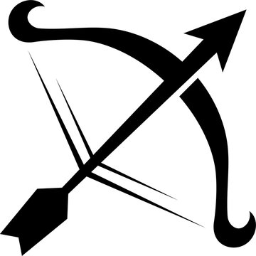 Srong bow icon. Simple illustration of srong bow icon for web
