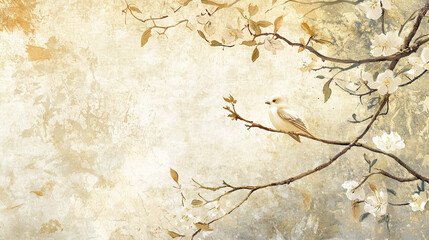 Fototapeta premium The texture of Japanese paper, the background is transparent, and the image can be used as a material generated by AI
