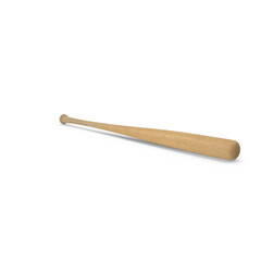3d Render Isolated Baseball Bat Angle 2