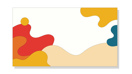 Illustration background liquid unique design