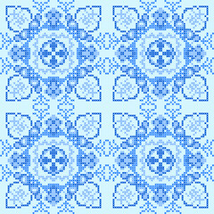 cross stitch ethnic embroidery needlework abstract artwork seamless geometric pattern printed background fabric wallpaper handdrawn line colorful template fashion element
