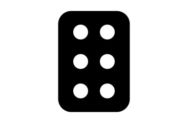 錠剤のシートのアイコン