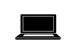 laptop computer isolated on white