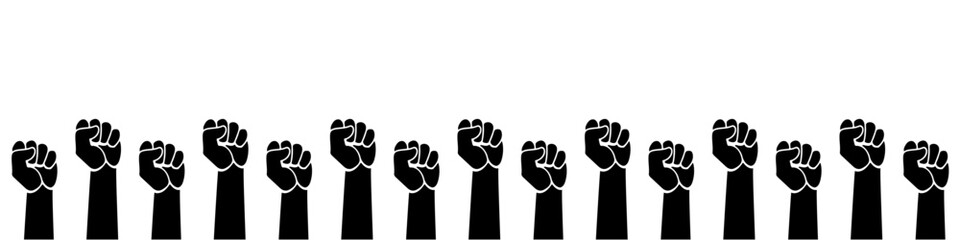 fists background vector representing unity, protest, activism, strength, revolution, and solidarity. Perfect for social movements, awareness campaigns, equality and human rights
