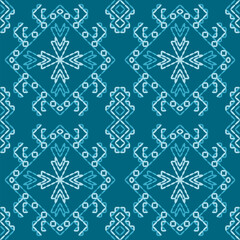 stitch embroidery fabric pattern needlework seamless geometric abstract culture decorative hand drawn tribal asian template printed colorful line artwork black background quilt wallpaper 