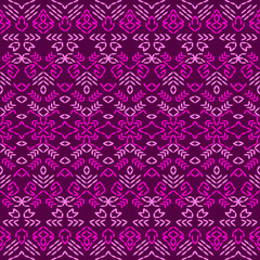  stitch embroidery fabric pattern needlework seamless geometric abstract culture decorative hand drawn tribal asian template printed colorful line artwork black background quilt wallpaper 