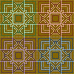  stitch embroidery fabric pattern needlework seamless geometric abstract culture decorative hand drawn tribal asian template printed colorful line artwork black background quilt wallpaper 