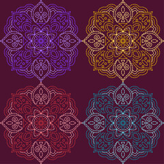  stitch embroidery fabric pattern needlework seamless geometric abstract culture decorative hand drawn tribal asian template printed colorful line artwork black background quilt wallpaper 