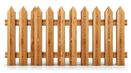 Wooden Picket Fence