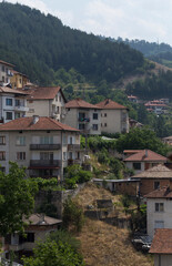Fototapeta premium Devin, Smolyan Province, Bulgaria. A city in the Rhodope Mountains.