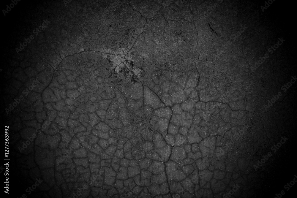 Aufkleber old wall texture smeared engine oil cement dark black gray background abstract grey color design are